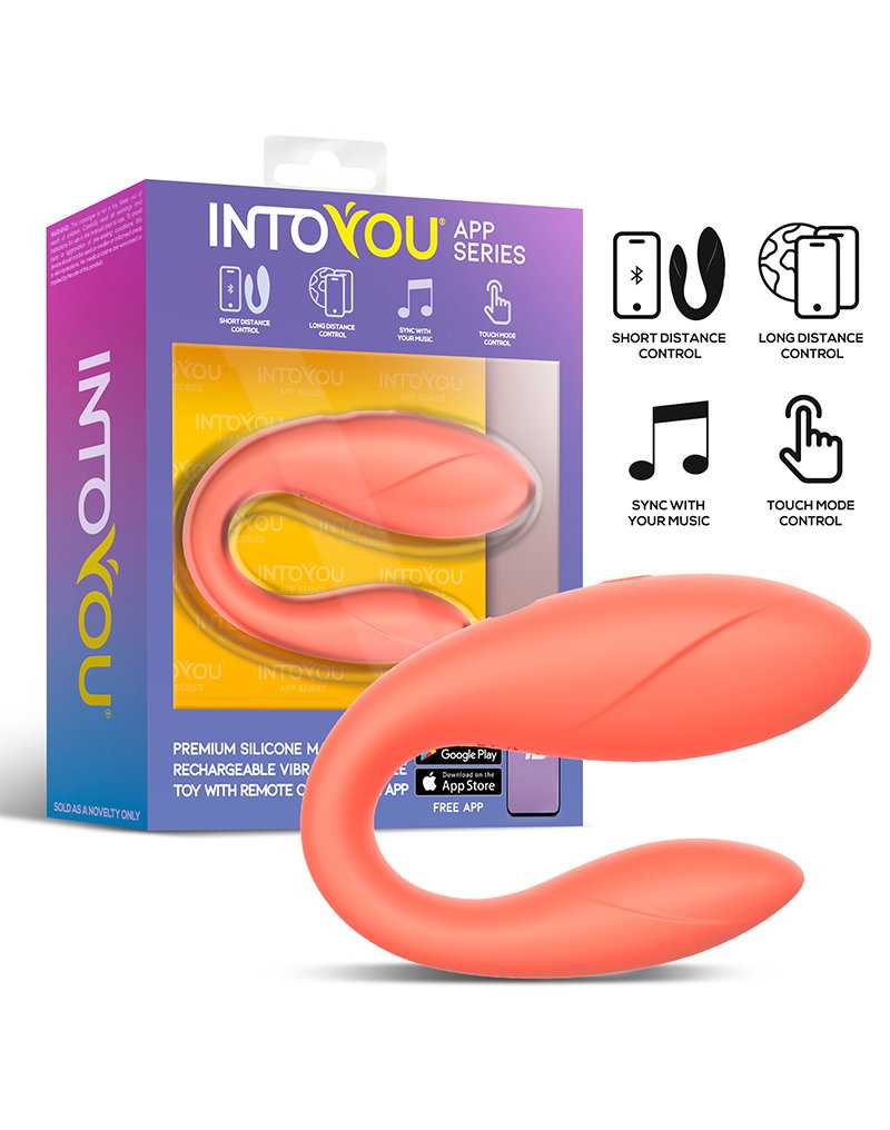 IY - Couple Toy Vibrator with App - Orange