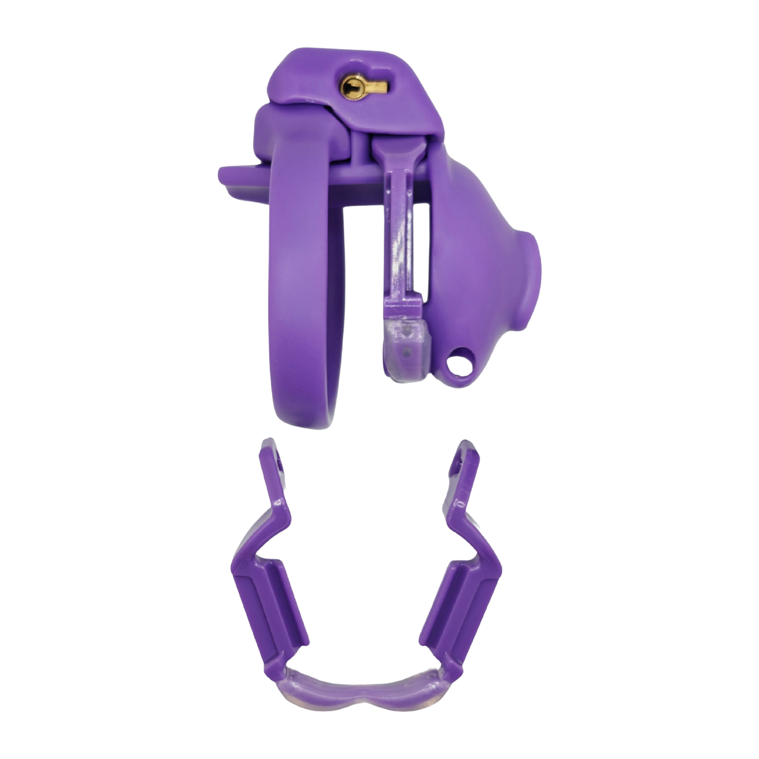 The Vice Mach 2 - Chastity Cock Cage Clitty - Purple