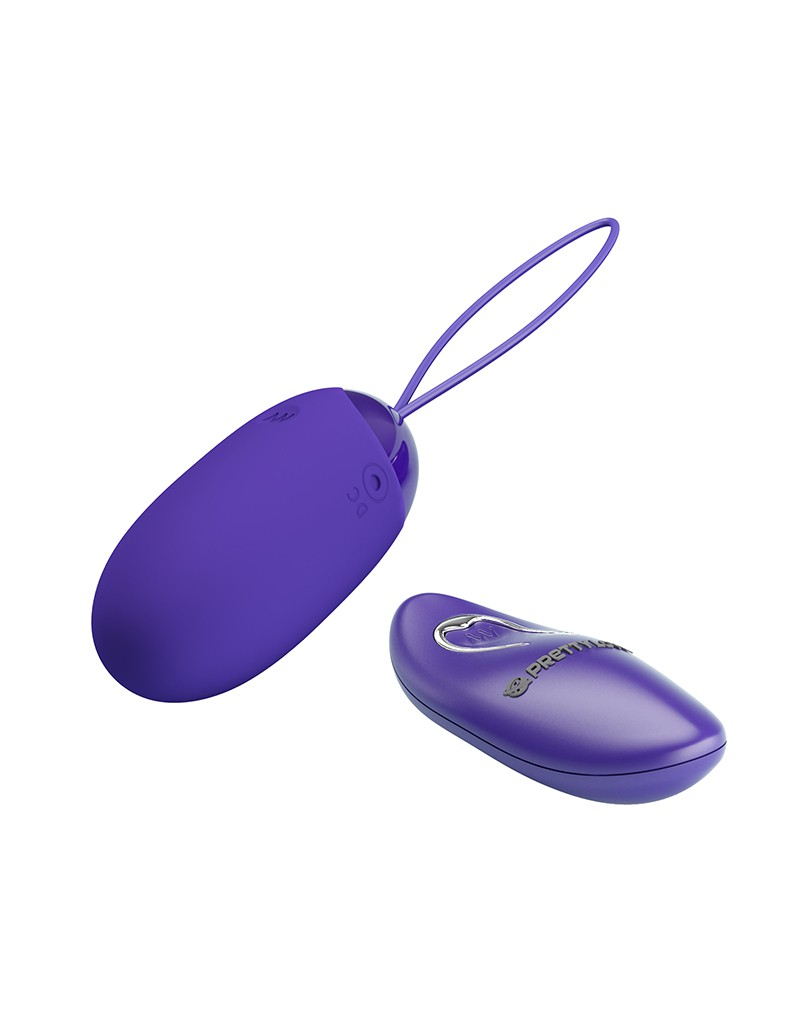 Pretty Love - Berger-Youth - Egg Vibrator with Remote Control - Blue