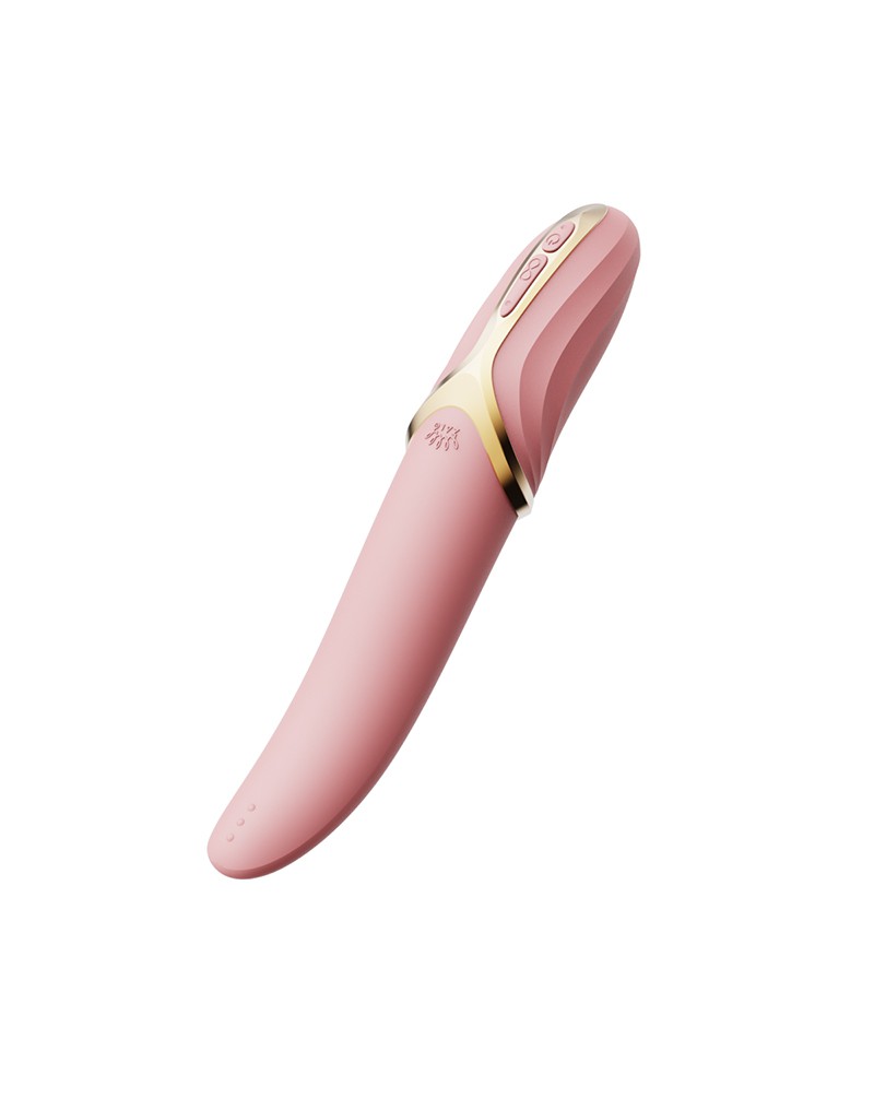 ZALO - Eve - Heating Licking Vibrator - Light Pink