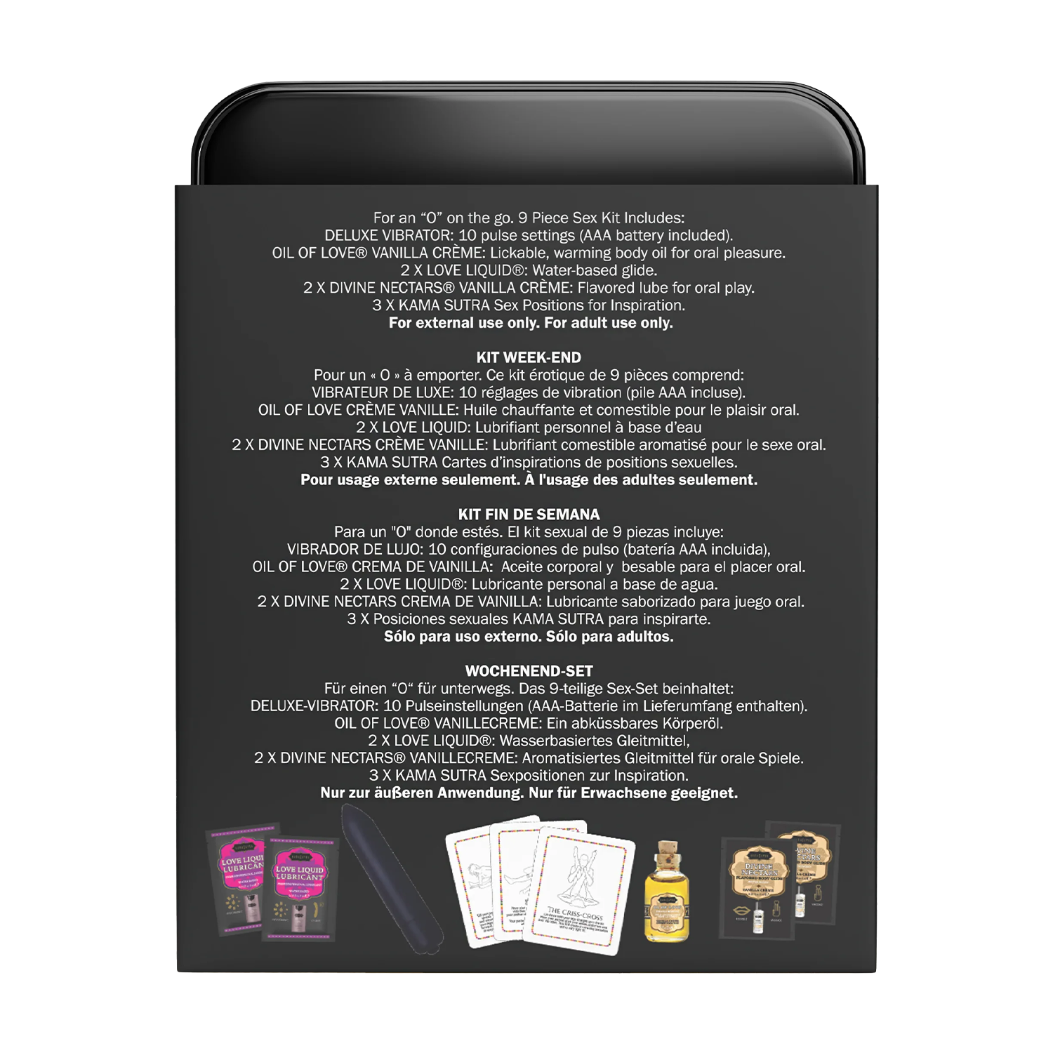 Kama Sutra- Weekender Kit - Vanilla Cream - Gift Set