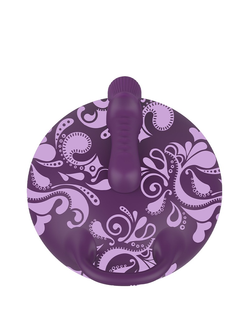 Bouncy Bliss - Flow - Sit-On Vibrator - Purple