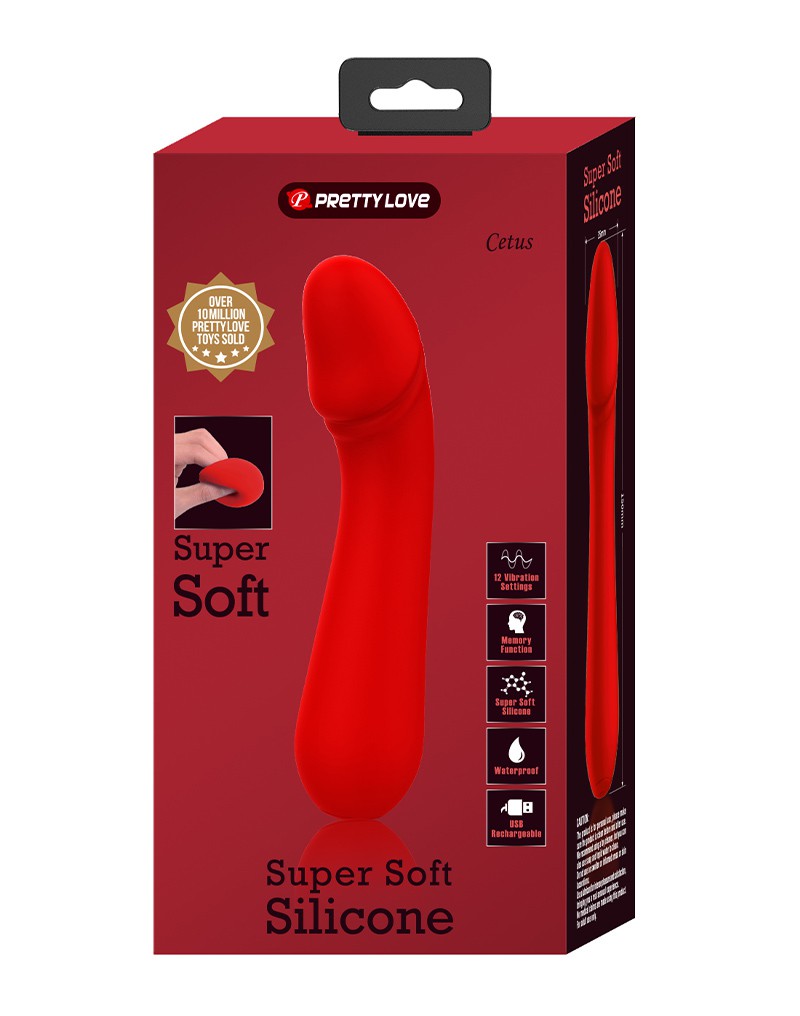 Pretty Love - Cetus - G-Spot Vibrator - Red
