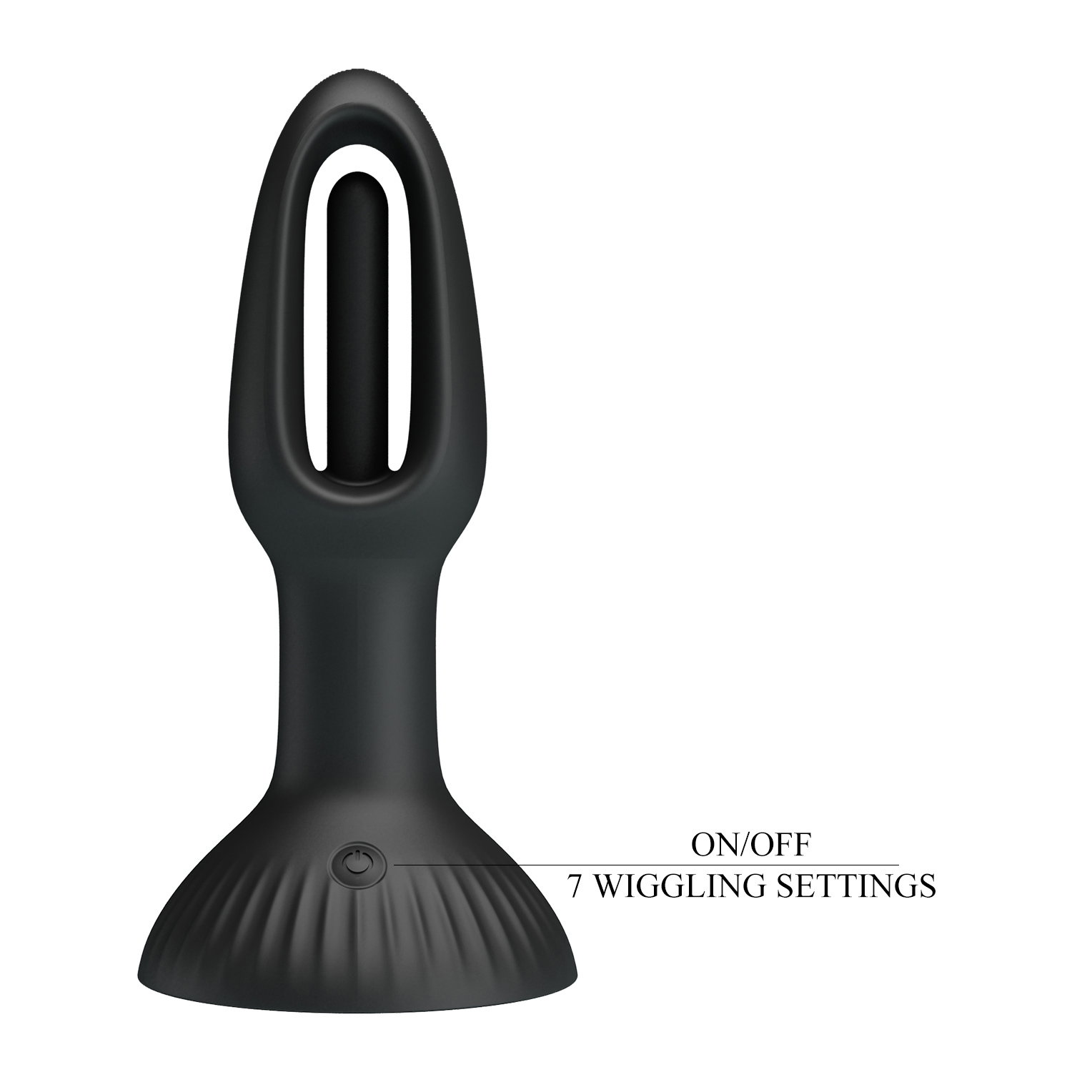 PL - Hubert - Anal Wiggling Vibrator - Black
