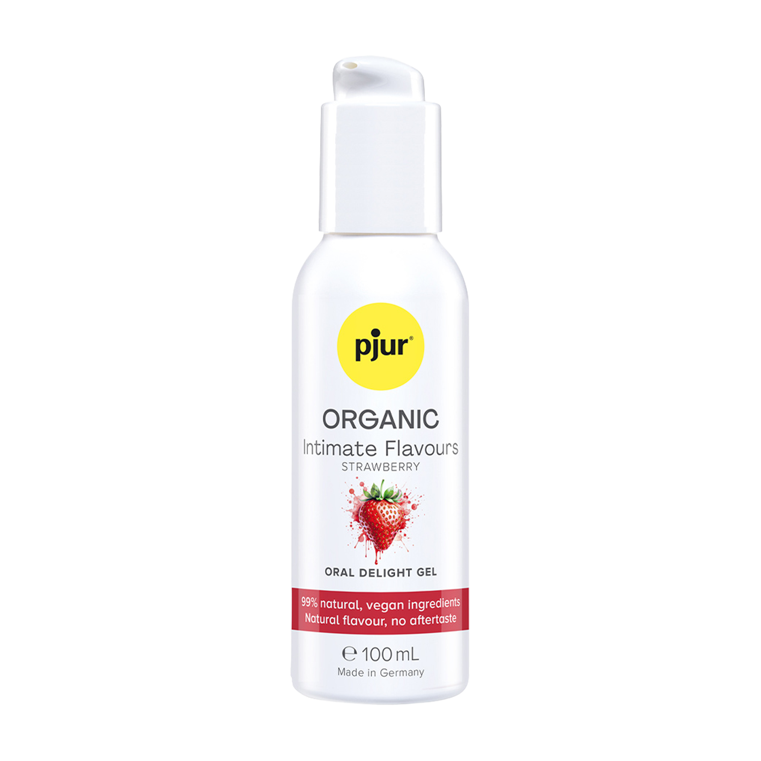 pjur - ORGANIC - Intimate Flavours - Oral Delight Gel - Strawberry - 100 ml