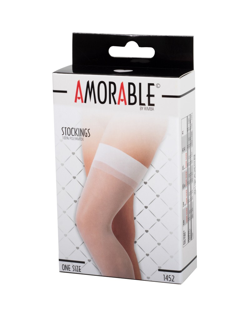 Amorable by Rimba - Stockings - One Size - White