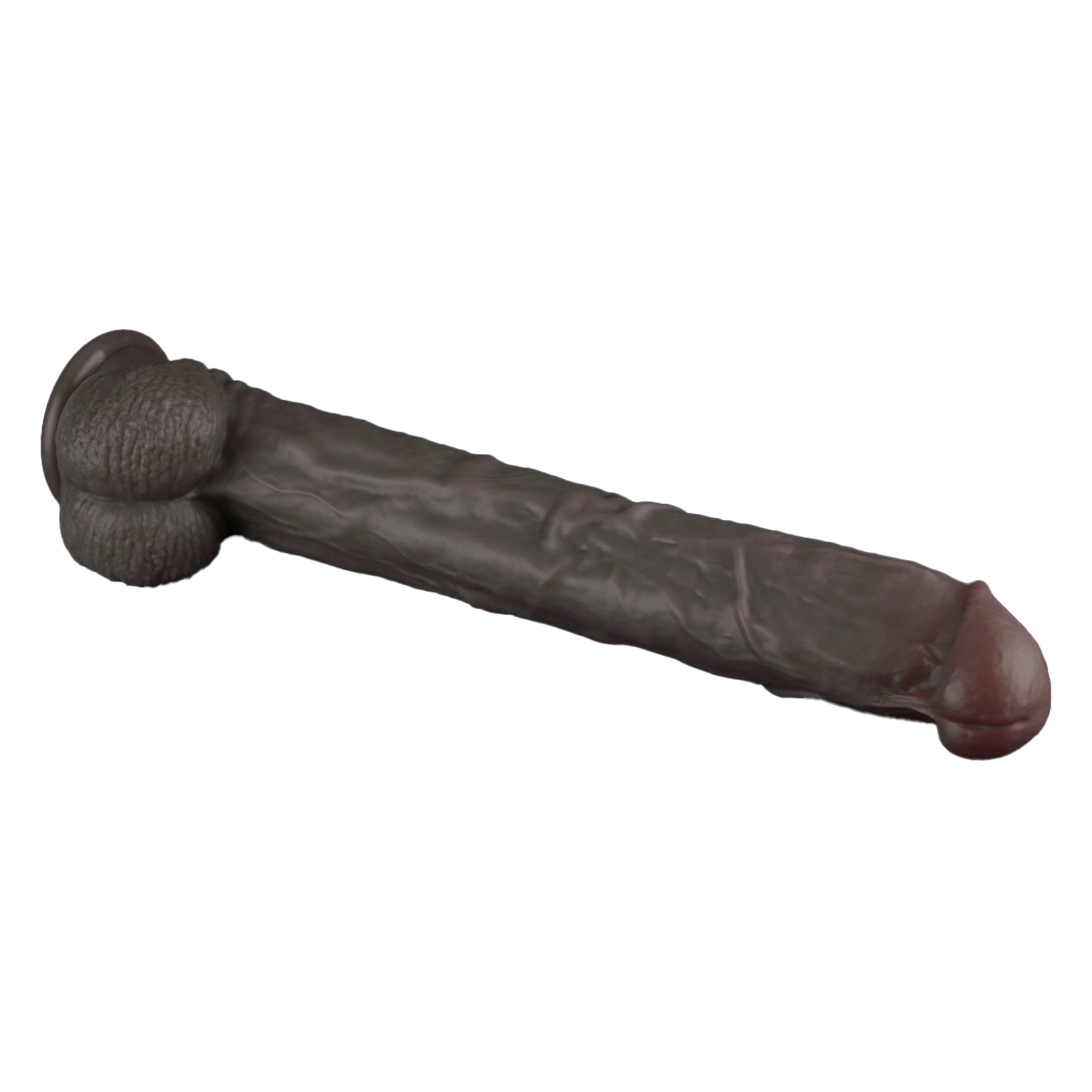 LoveToy - Nature Cock - 14,5" Dual Layered Bendable Cock XXL - Black