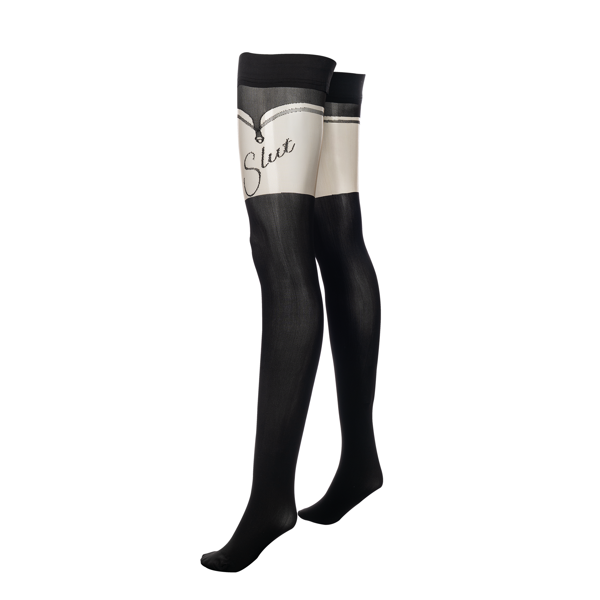 Amorable by Rimba - Slut - Hold-Up Stocking - 20/60 Denier - Black