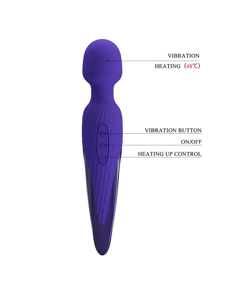 Pretty Love - Antony-Youth - Heating Wand Vibrator - Purple