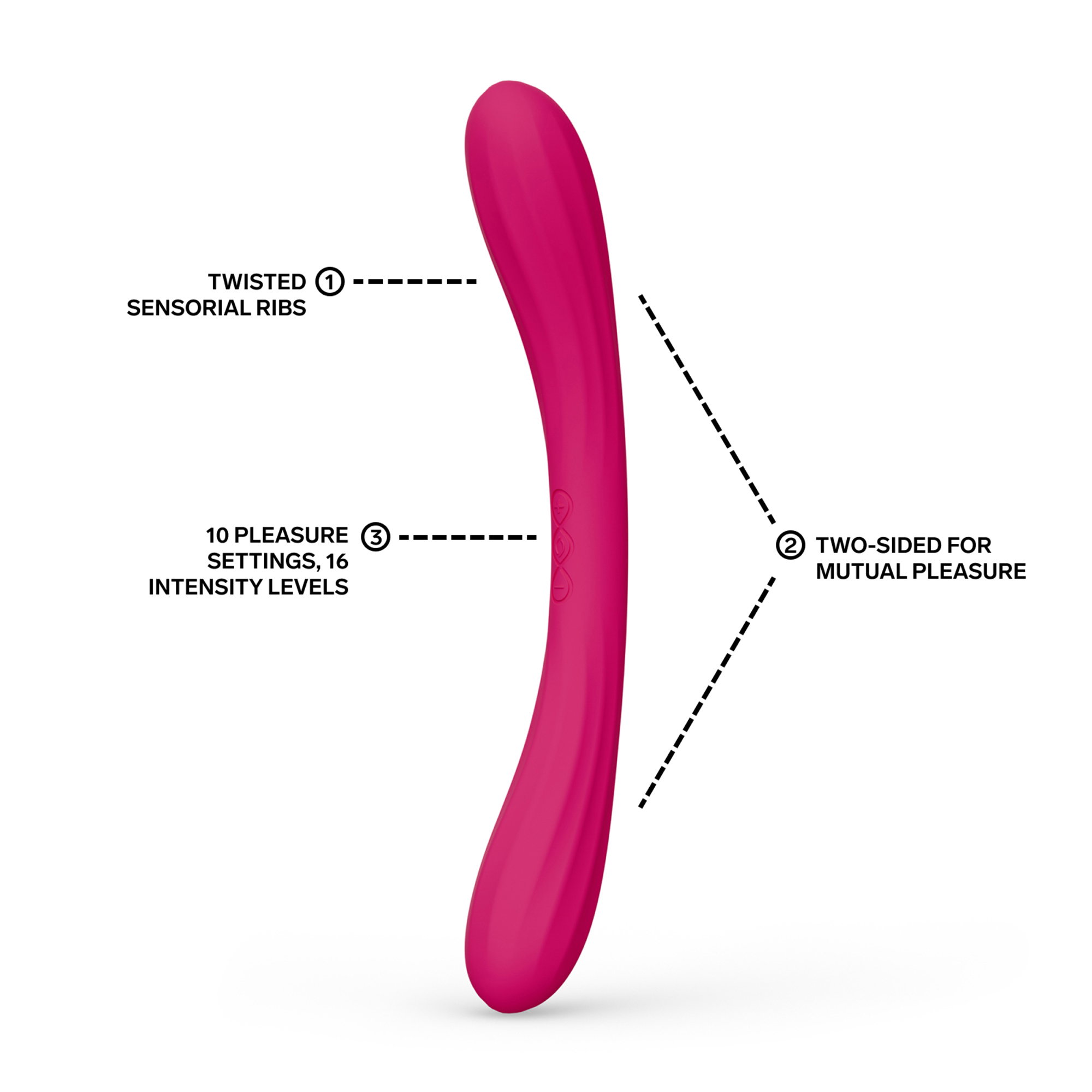 LELO - Boomerang - Dual-Ended Vibrator - Cerise