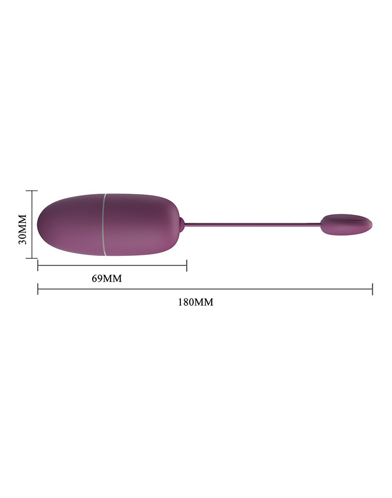 Pretty Love - Nymph - Wearable Vibrator with App Control - Purple