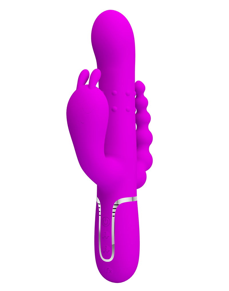 Pretty Love - Cammy - Triple Vibrator - Purple