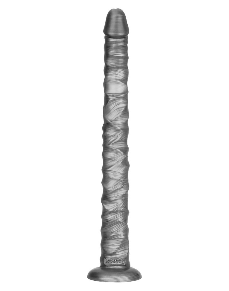 LoveToy - King Sized Vibrating Vibrax Slider 40,5cm - Silver
