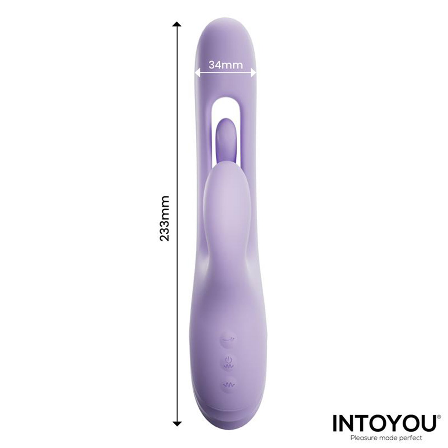 IY - Annia G-Spot Wiggling Vibrator with Rabbit - Lilac