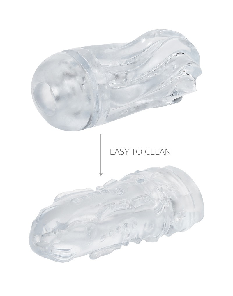 Sauce - White Sauce Cup - Masturbator Sleeve - Transparent