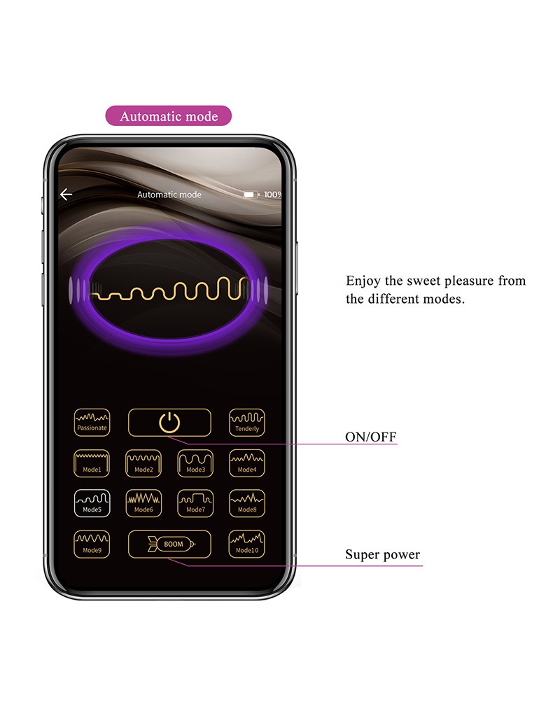 Pretty Love - Baird - Wearable G-Spot Vibrator with App Control - Purple