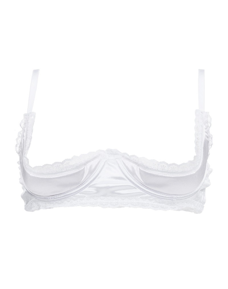 Amorable by Rimba - 1/2 Cup Bra - White
