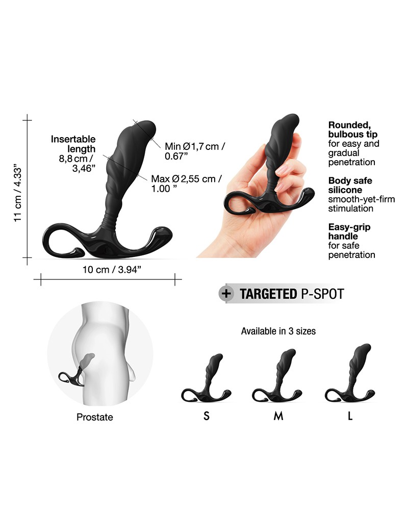 Dorcel - Expert-P Size M - Prostate Plug - Black