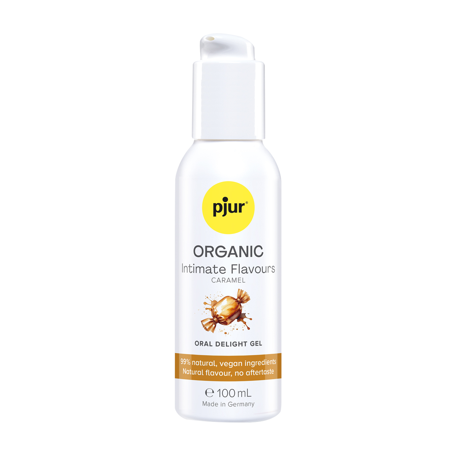 pjur - ORGANIC - Intimate Flavours - Oral Delight Gel - Caramel - 100 ml