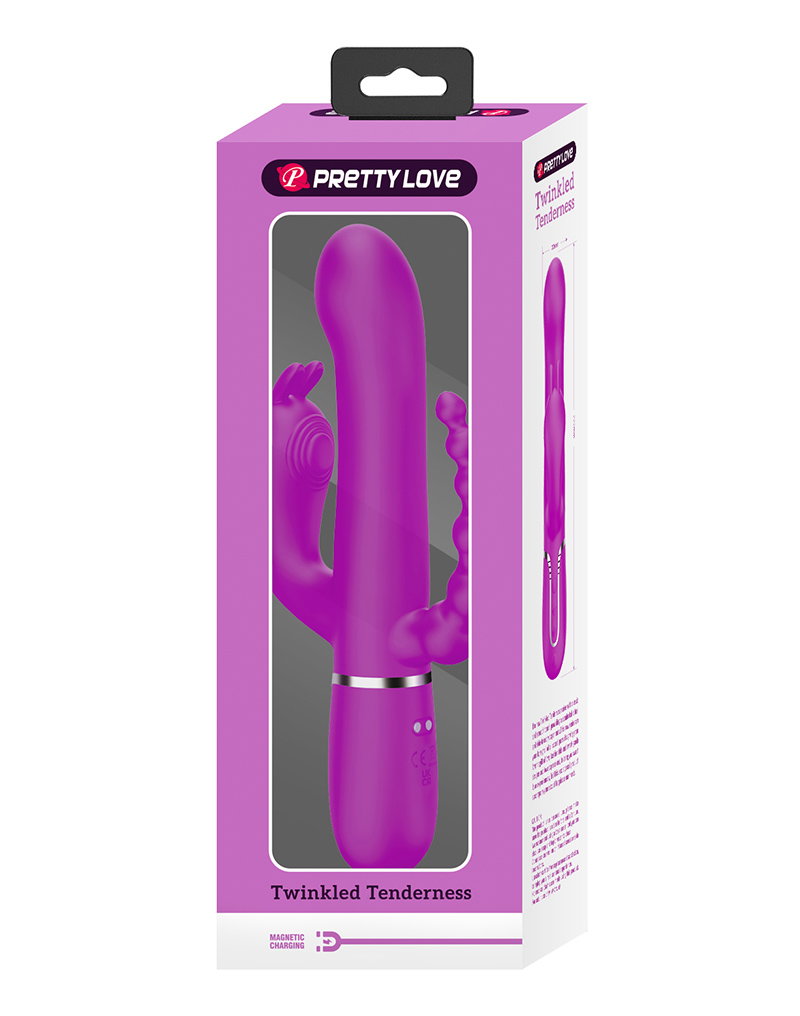 Pretty Love - Cammy - Triple Vibrator - Purple