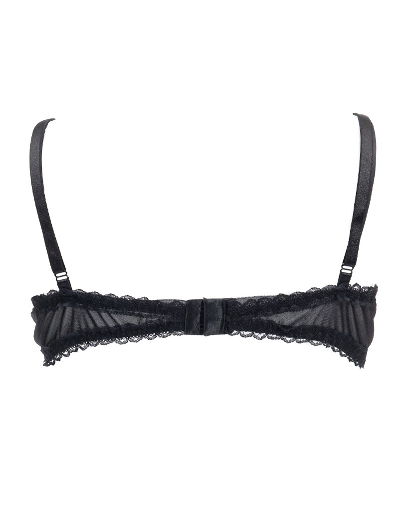 Amorable by Rimba - 1/2 Cup Bra - Black