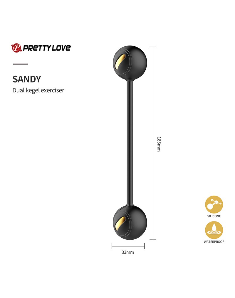 Pretty Love - Queens Luxury Collection - Vibrator - Finished with 18K Gold - Black