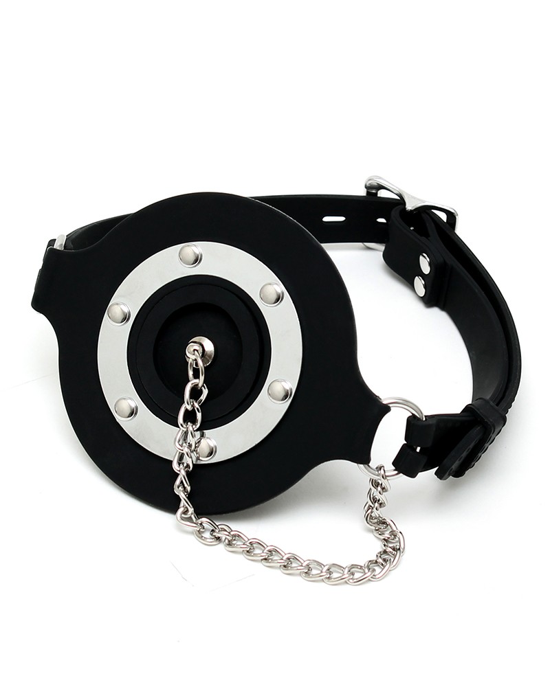 Mouthgag with opening and stopper