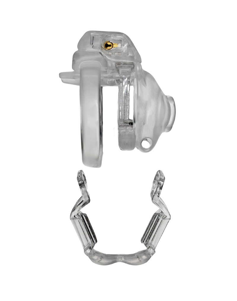 The Vice Mach 2 - Chastity Cock Cage Clitty - Clear