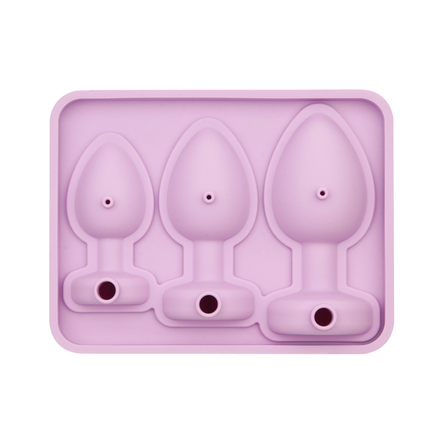 LoveToy - Silicone Ice Tray - Butt Plug - Pink