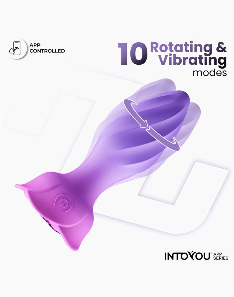 IY - Moxy - Butt Plug 360º Rotation (with App Control) - Lila