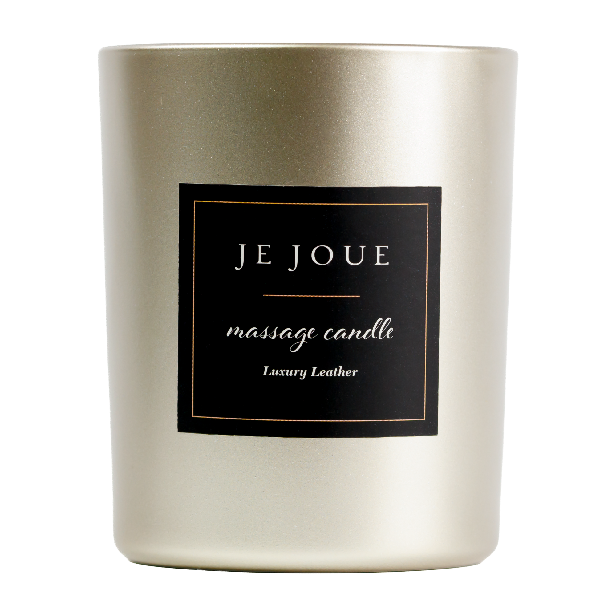 Je Joue - Massage Candle - Luxury Leather - 160 gr. - Gold
